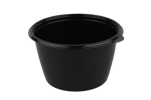 Контейнер PP 750 мл круглый черный 144 серия 50шт/упак /6