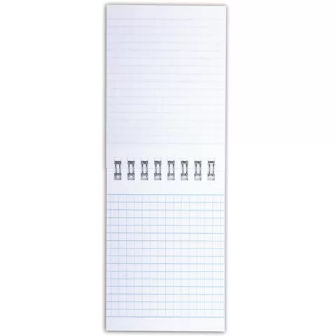 Блокнот МАЛЫЙ ФОРМАТ (75х105 мм) А7, 80 л., гребень  /1/50