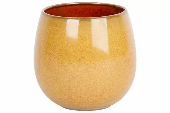 Чашка 275 мл, d 7 см h 8,2 см, Elements Mustard