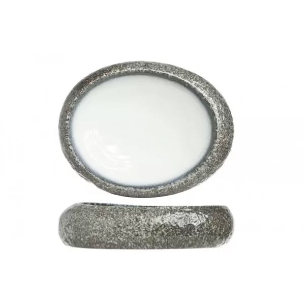 Тарелка овальная 19×15 см h 5 см, SEA PEARL