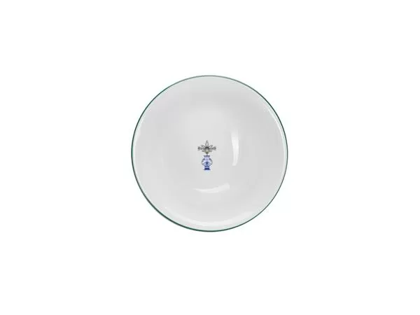 Салатник 16 см, кант зеленый, Vaso Piccolo DS20