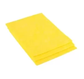 Салфетка вискозная 30х38см , ЖЕЛТАЯ, 3шт./уп. 100уп./кор