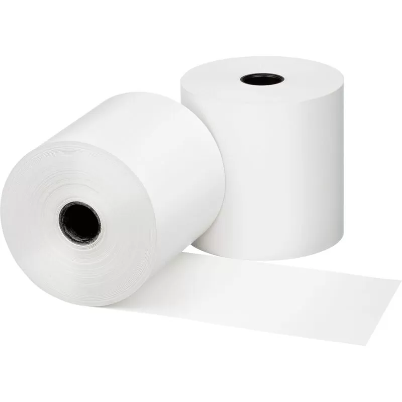 Чековая лента из офсетной бумаги 76 мм ,d 60 мм,28-30м, вт12 мм/ 10