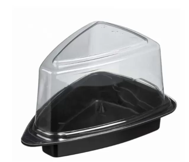 Контейнер под кусок торта Т-2Ш дно + крышка /1/800
