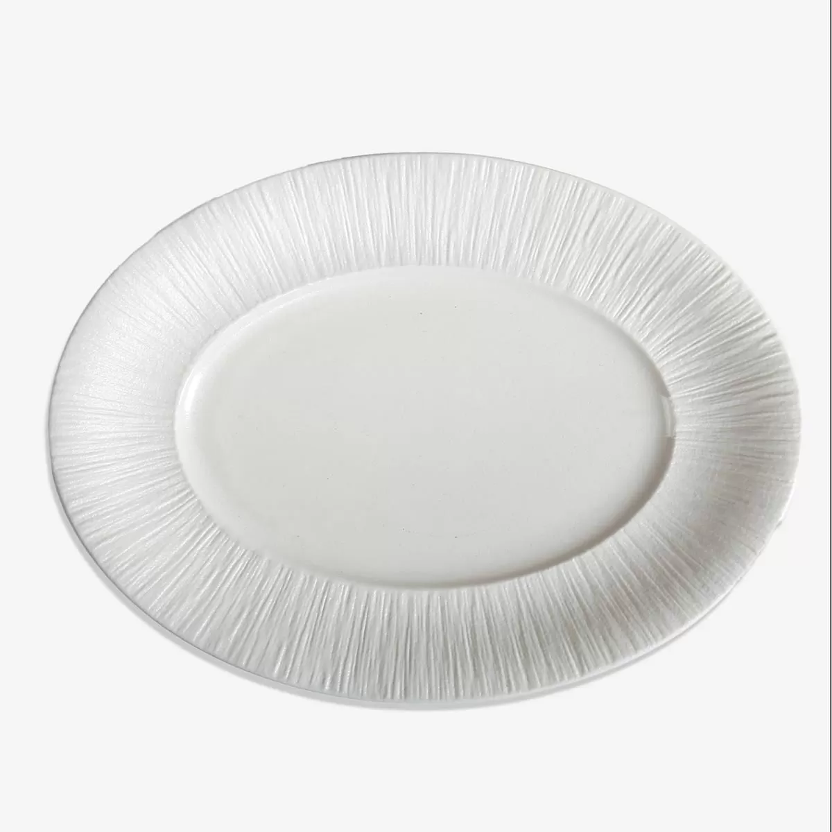 Блюдо овальное 30 см,серия "White Moon",  P.L. — Proff Cuisine