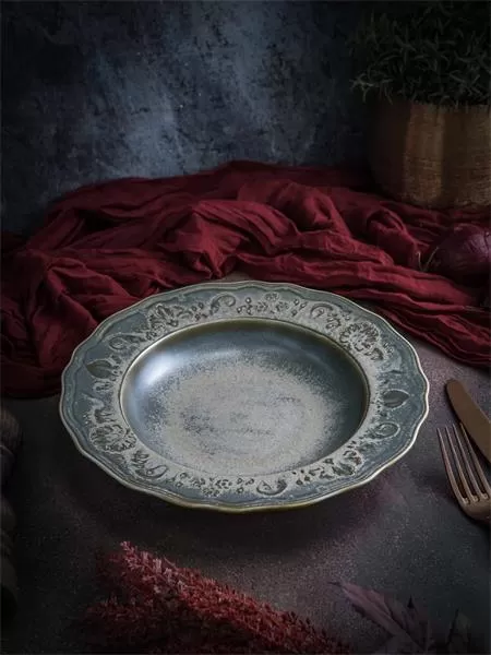 Тарелка глубокая / для пасты 470 мл, d 26,5 см h 5 см, фарфор, Vintage