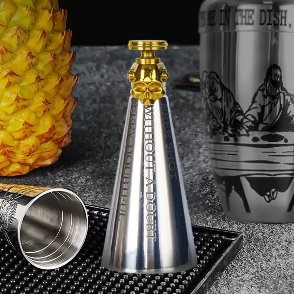 Джиггер 35/45/55/60 мл,"MIXOLOGY-4",нержавеющая сталь, P.L.- Barbossa