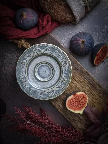 Блюдце d 12,5 см h 1,6 см, фарфор, Vintage (для чашки CDF VN 10)