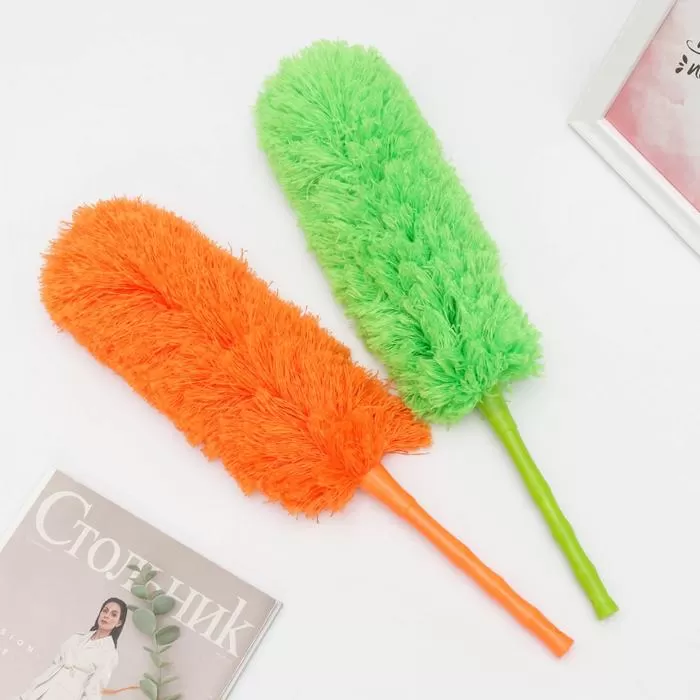 Щетка для удаления пыли, 55-59 см, микрофибра, цвет МИКС