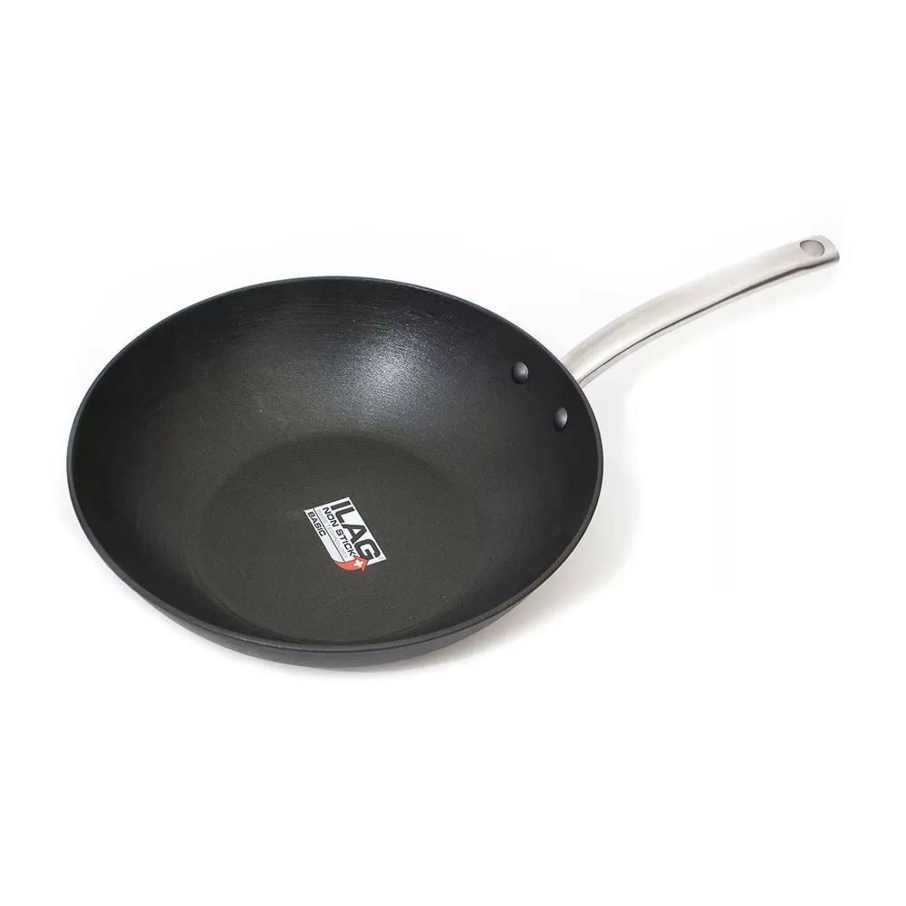 Сковорода Вок 34*9 см, чугун, P.L. — Proff Chef Line