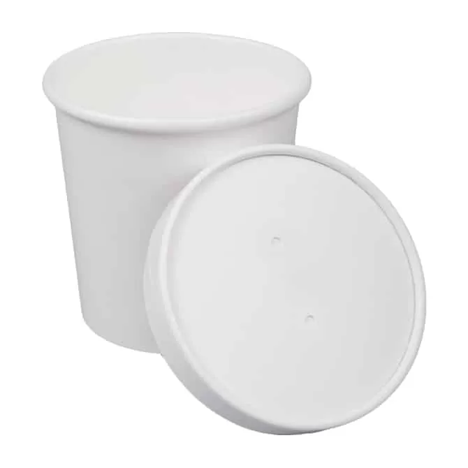 Супница ECO SOUP 12W белый (340мл, бум.крышка) /25/250