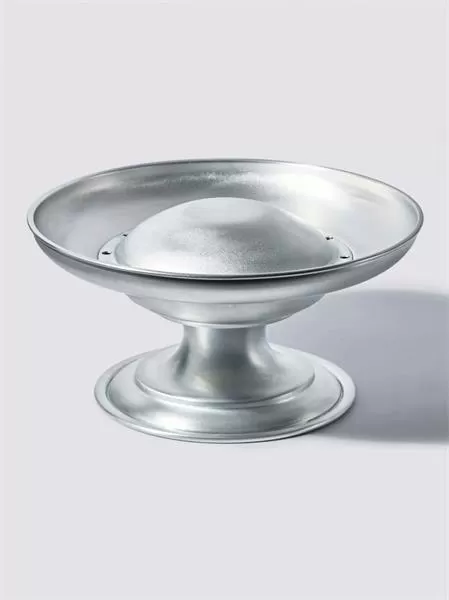 Блюдо для морепродуктов на ножке, 31 см «Арго» алюминиевое